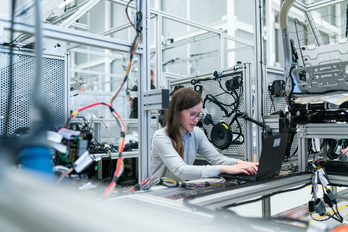 Electronic component manufacturing equipment and industrial automation